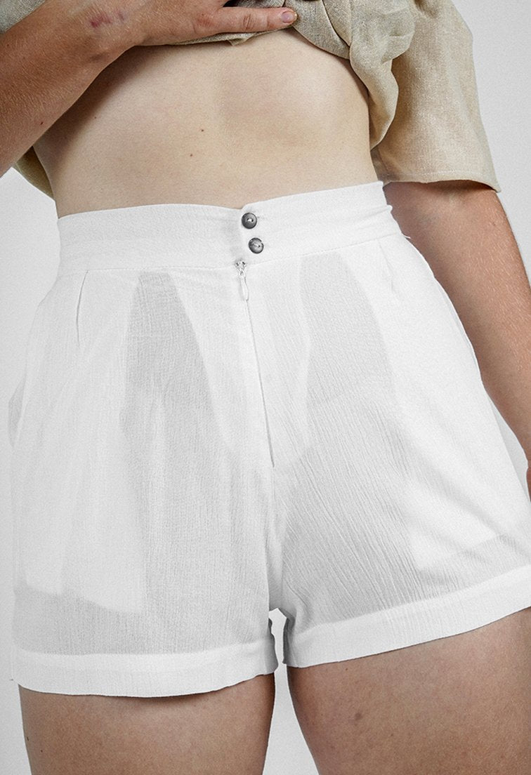 Xenia High Waist Boho Shorts - Summer Collection