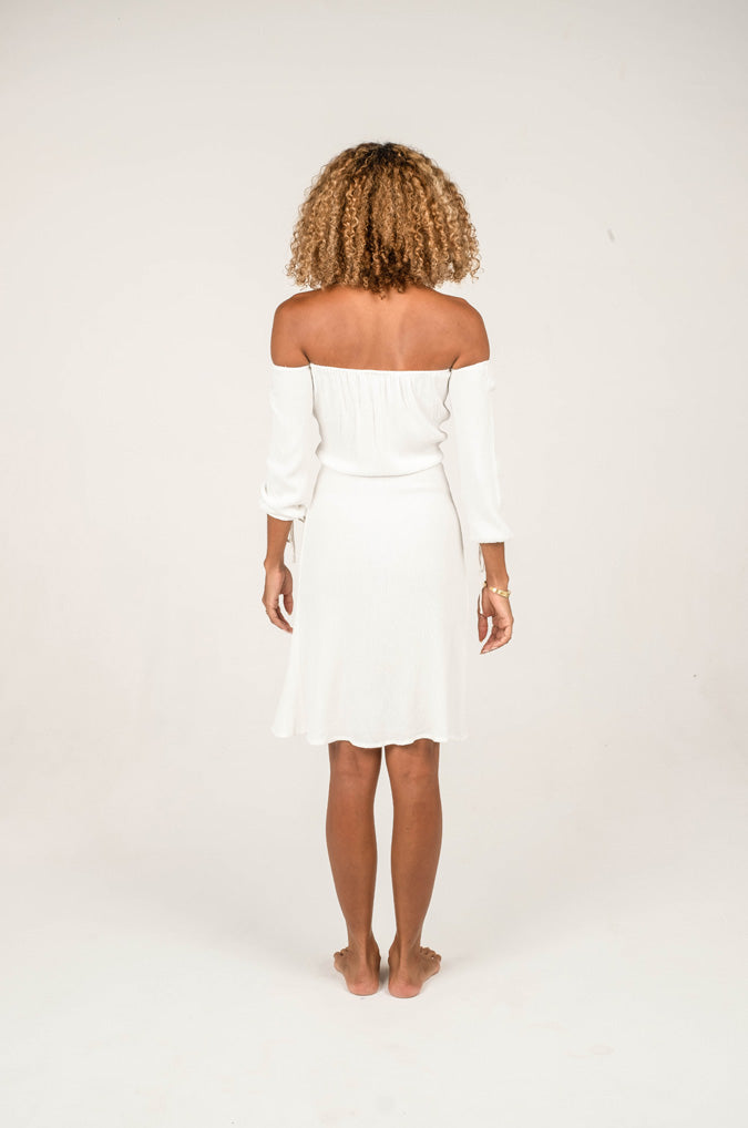 The Santorini Dress - Purity Collection
