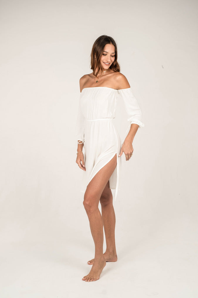 The Santorini Dress - Purity Collection